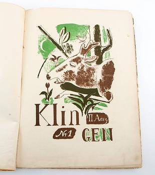 Magazine "Klingen" 1919-1920 2 vols, 1 binding.