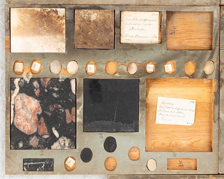 Stensamling, ca 263 delar, omkring år 1800.