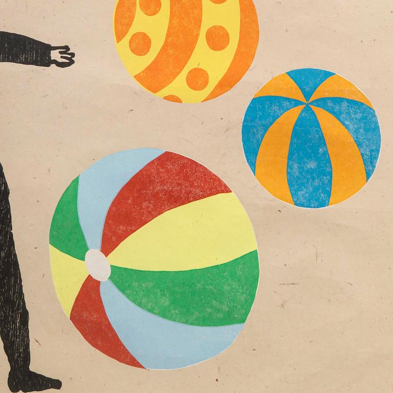 Donald Baechler, "Conversation".