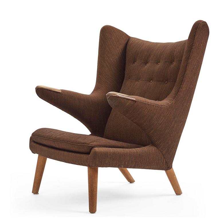 Hans J. Wegner, fåtölj, "Bamse", AP-stolen, Danmark, 1950-60-tal.