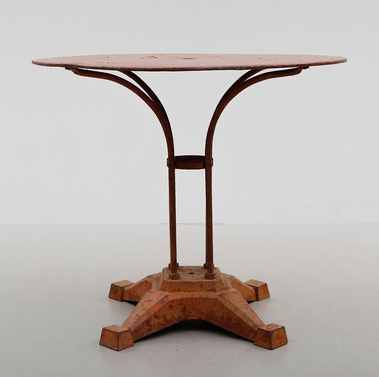 TRÄDGÅRDSBORD, 1900-talets första hälft.