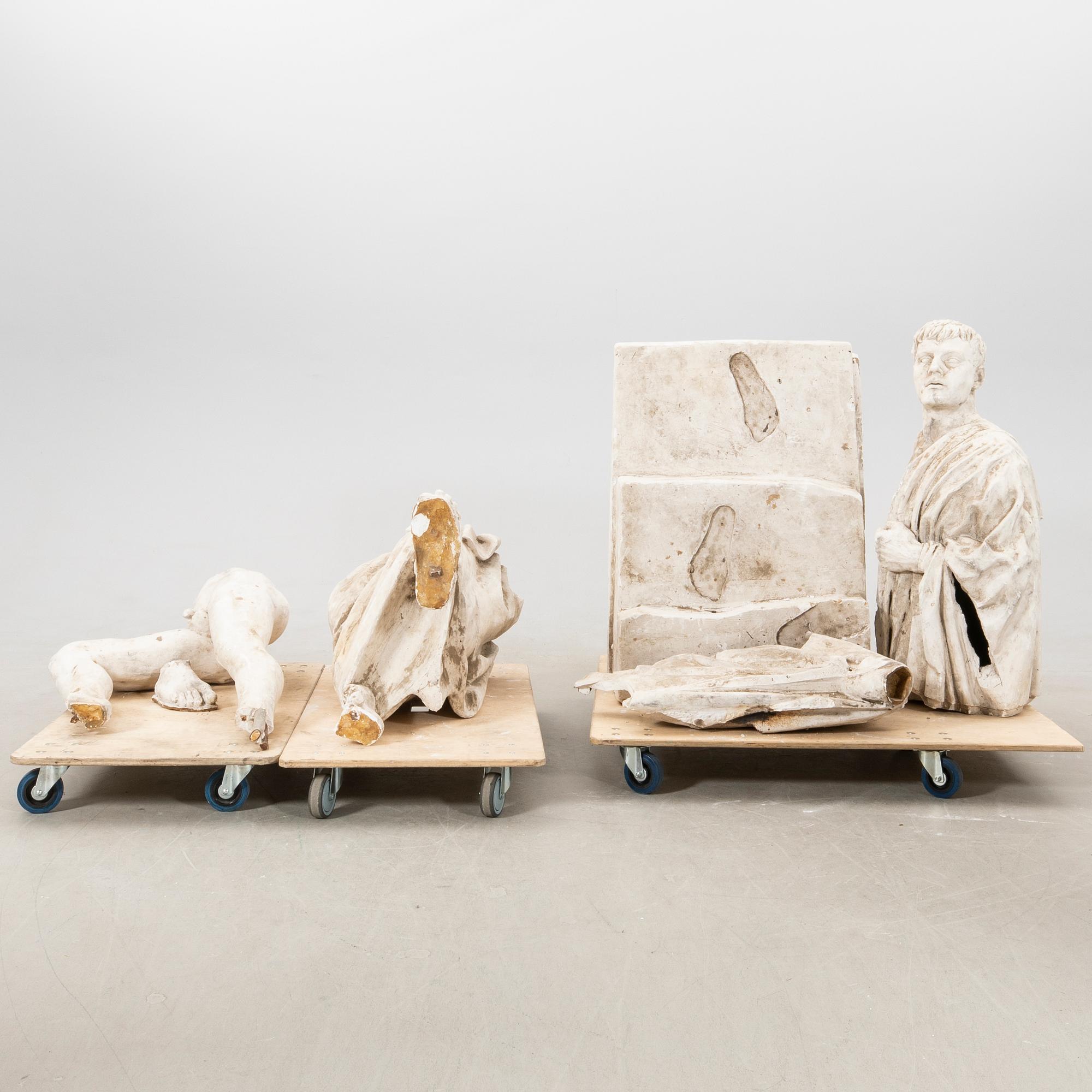 Nils Möllerberg, Sculpture group model for parts of the "Dexippos group" 1932.
