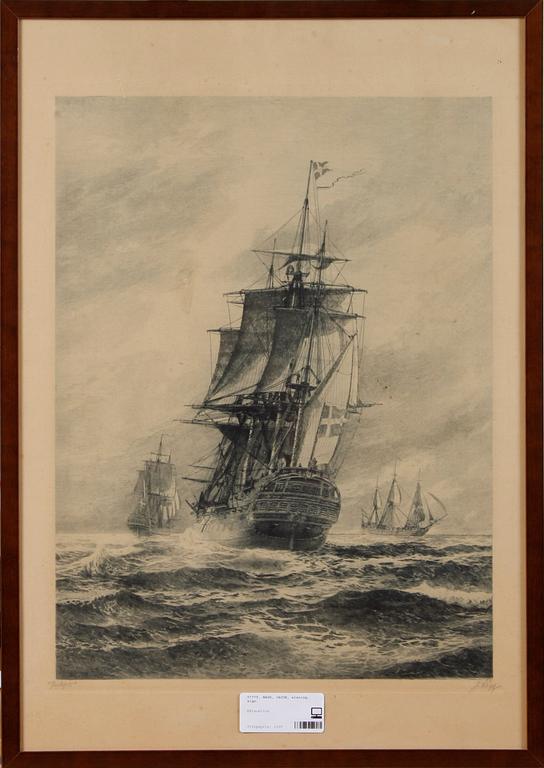 HÄGG, JACOB, etsning, sign.