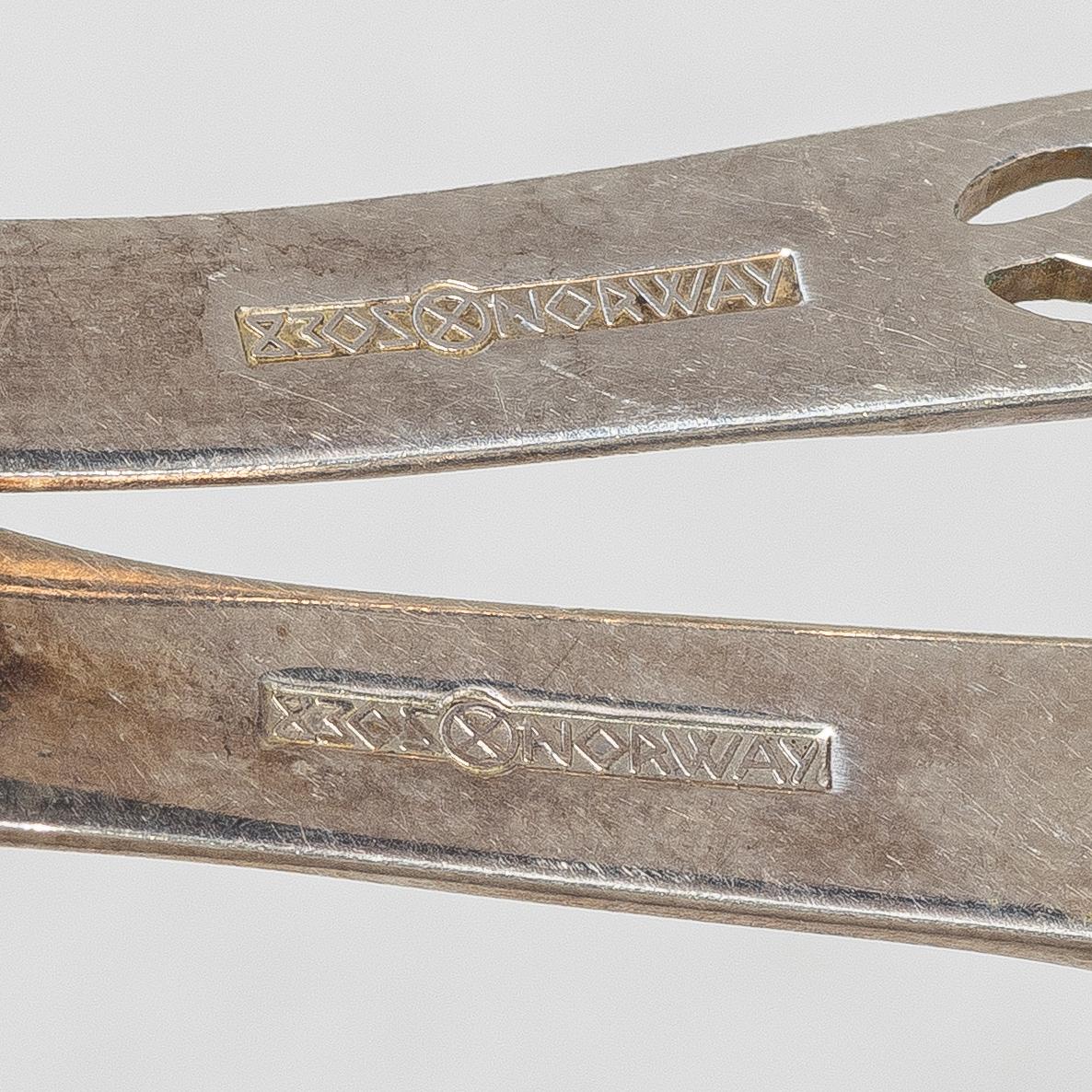 Bestick, 39 st, silver, Norge.