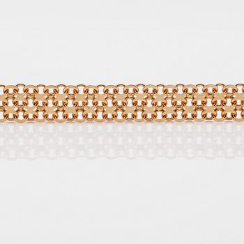 ARMBAND, 18K guld, svenska stämplar, 1978. Vikt ca 22 g.