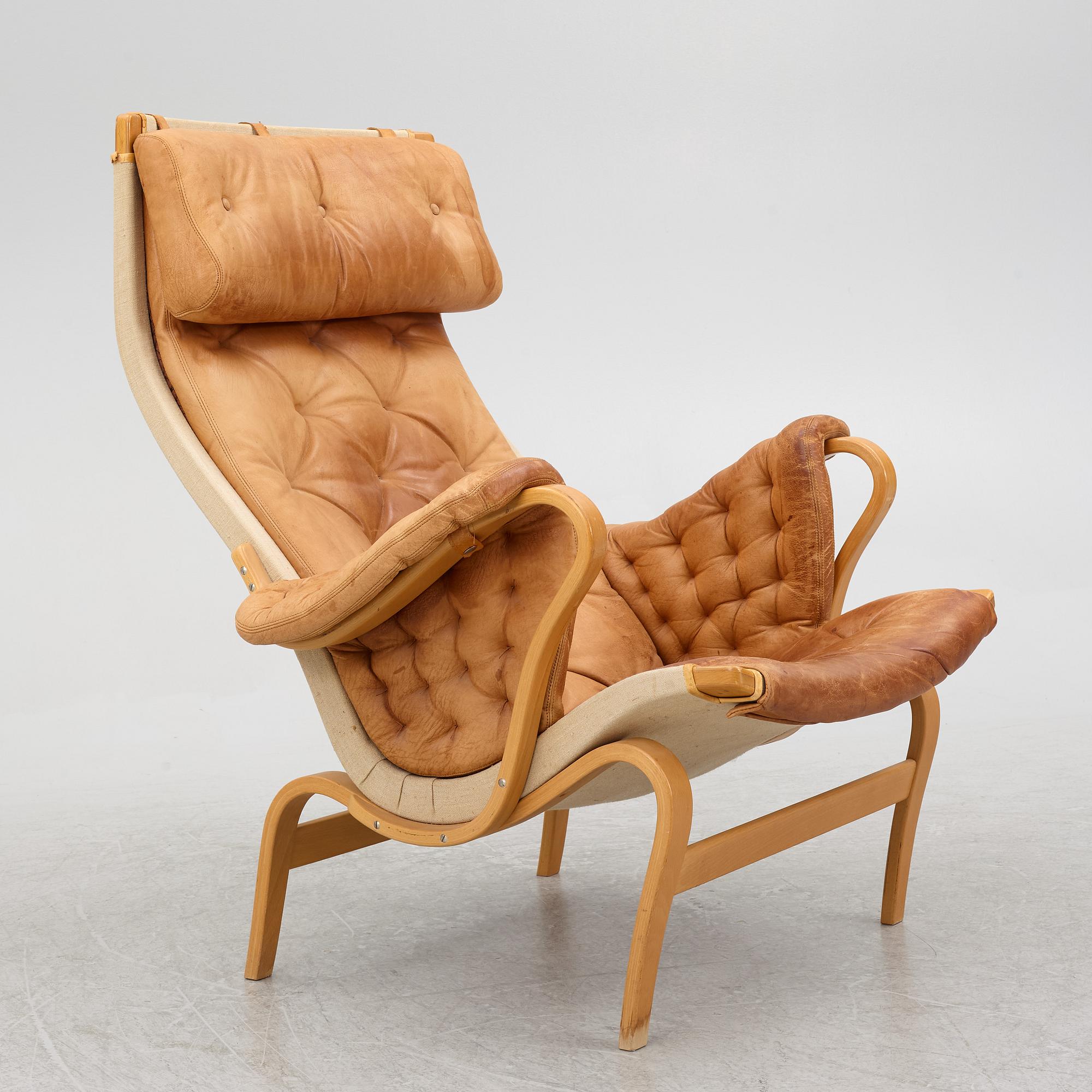 Bruno Mathsson, fåtölj, "Pernilla", Dux.