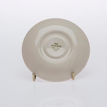 BARNKAFFESERVIS, 8 delar, porslin, "Landskap", Arabia, 1940-60-tal.