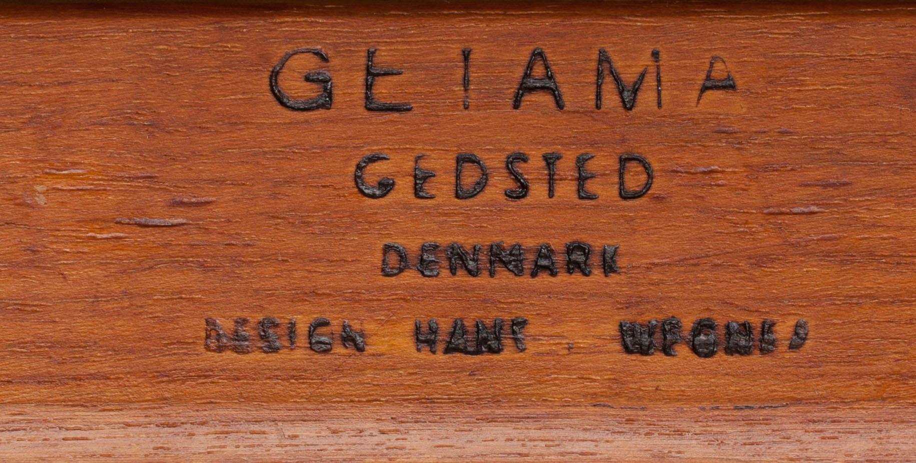 FÅTÖLJER, ett par, "GE-290", Hans J Wegner, Getama, Danmark, 1900-talets andra hälft.