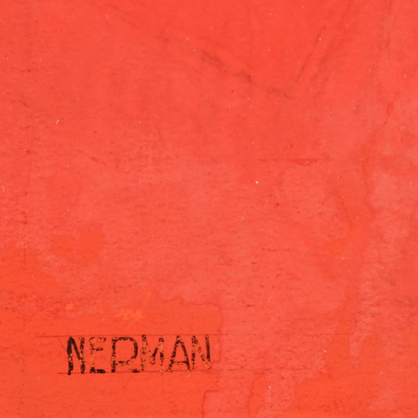 EINAR NERMAN, akvarell, sign.