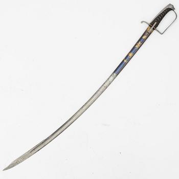 A  Swedish officer's sabre, second half of the 18th Century.
