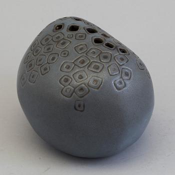 A stoneware art object by Jan de Rooden, Gustavsberg 1960´s.