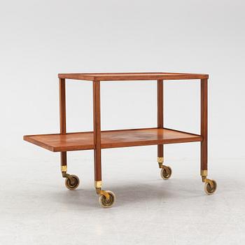 Josef Frank, a mahogany tea trolley, model 470, for Firma Svenskt Tenn, the model designed in 1932.