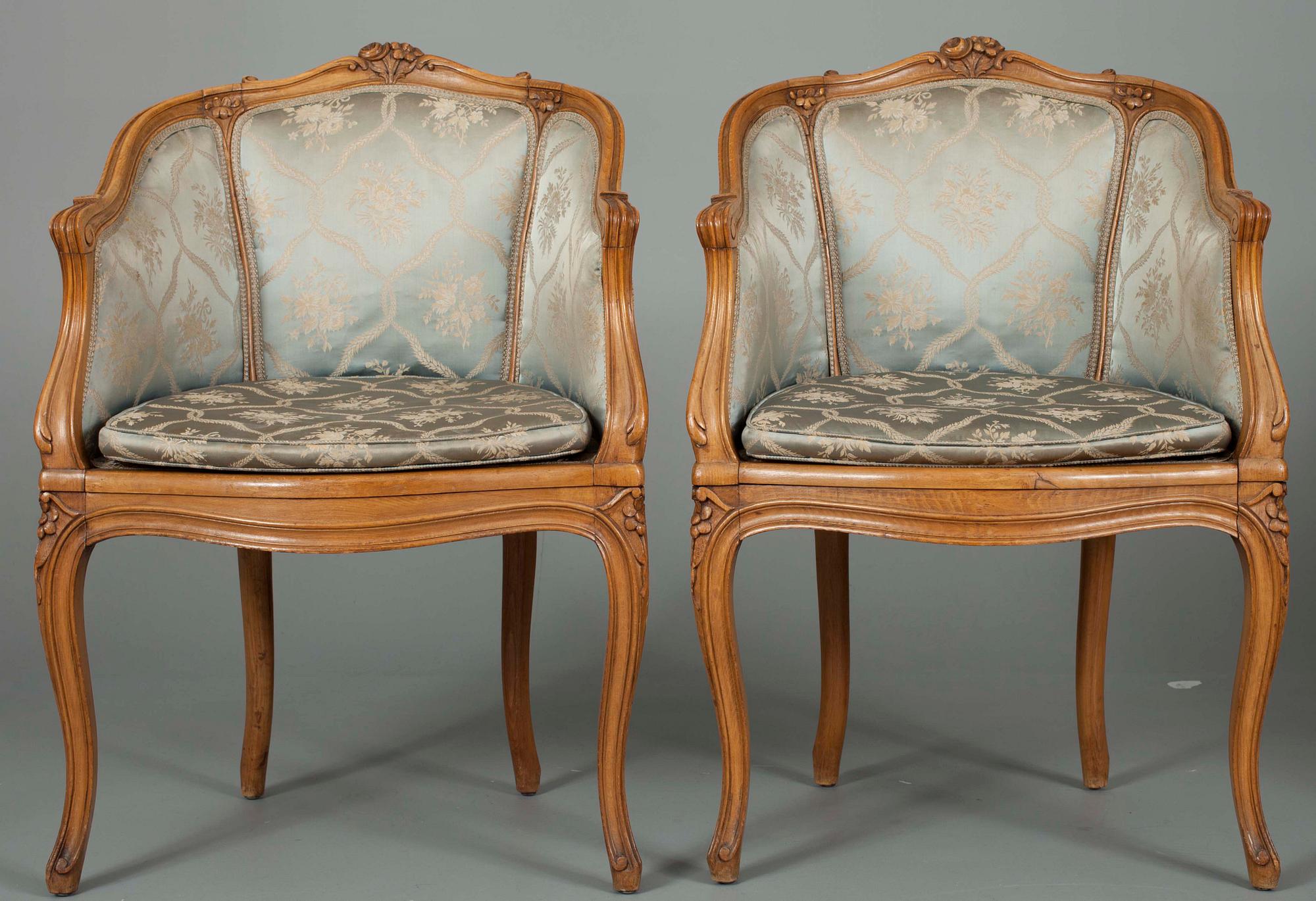 STOLAR ETT PAR, Frankrike, 1800-talets slut, rokokostil.