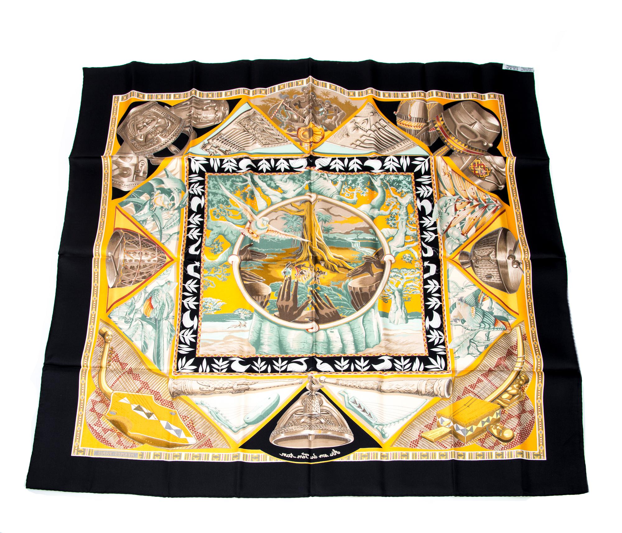 SCARF, "Au Son du Tam-tam", Hermès.