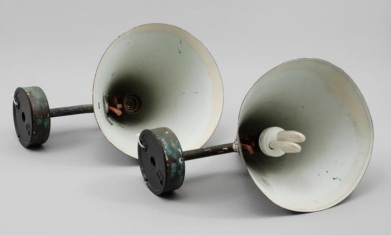 YTTERBELYSNING, 2 st, "Tratten", Hans-Agne Jakobsson, Markaryd, 1900-talets andra hälft.