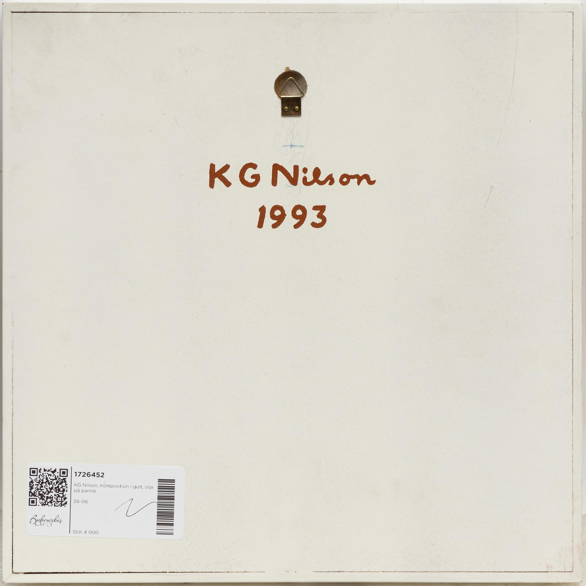 KG Nilson, Untitled.