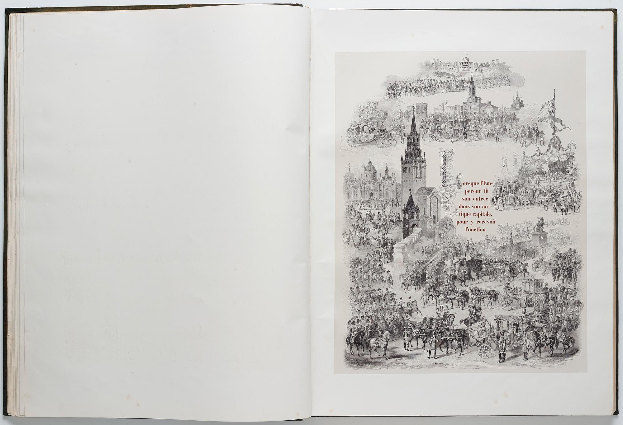 The Magnificent  Coronation Album of Emperor Alexander II and Empress Maria Aleksandrovna 1856.