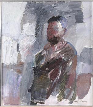 TAGE TÖRNING, olja på duk, sign.