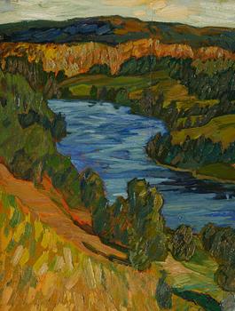 Helmer Osslund, Autumn at Indalsälven.