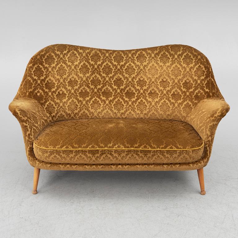 Arne Norell, soffa och fåtölj, "Divina", Westbergs möbler AB, 1960-tal.