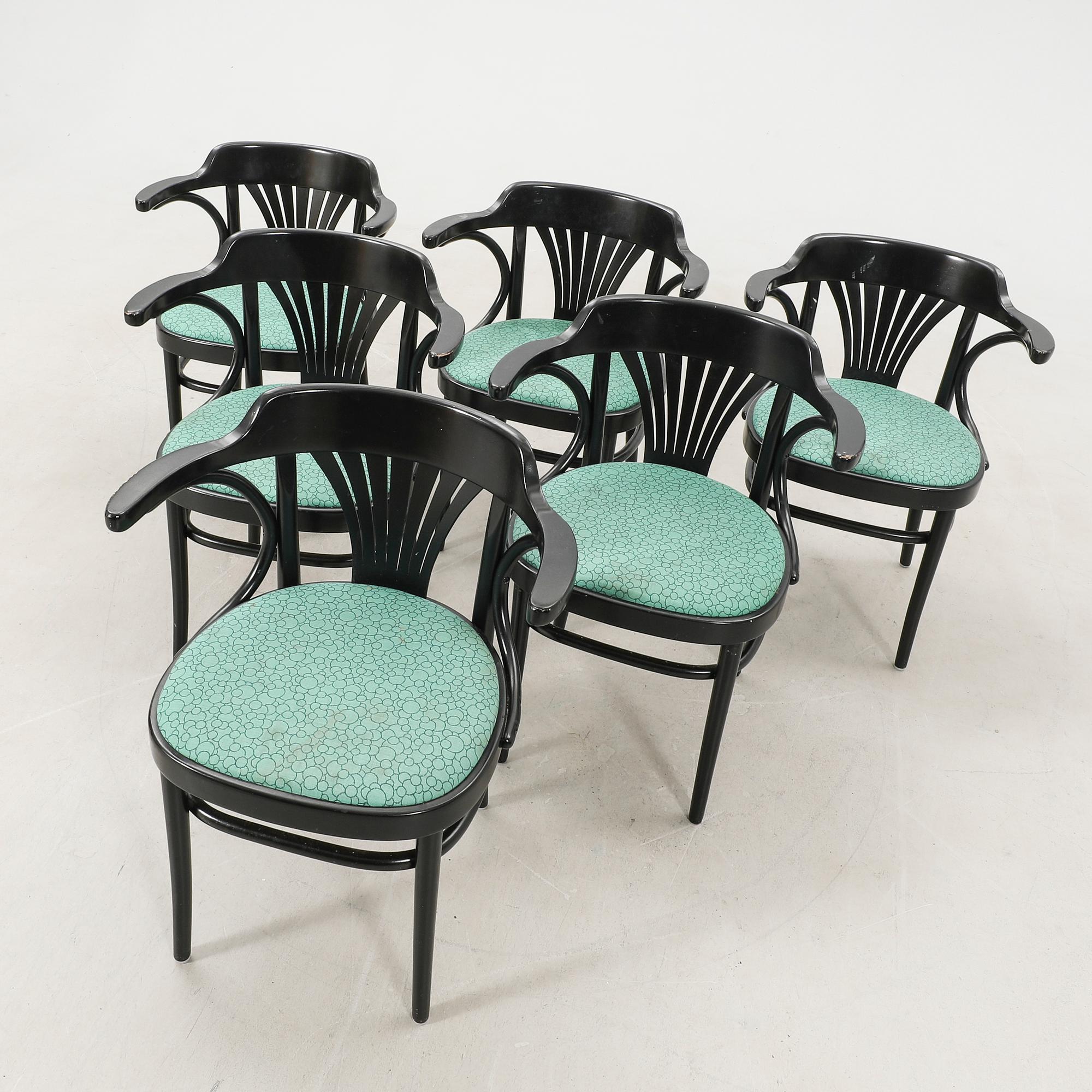 Karmstolar 6 st Gemla sent 1900-tal/2000-tal.