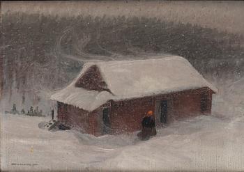 402. ANSHELM SCHULTZBERG, olja på duk. Sign och dat 1900.