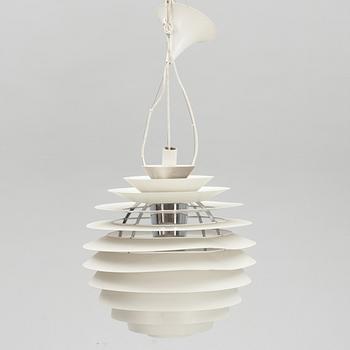 TAKLAMPA, "PH Globe", Poul Henningsen för Louis Poulsen. Höjd c:a 60 cm.