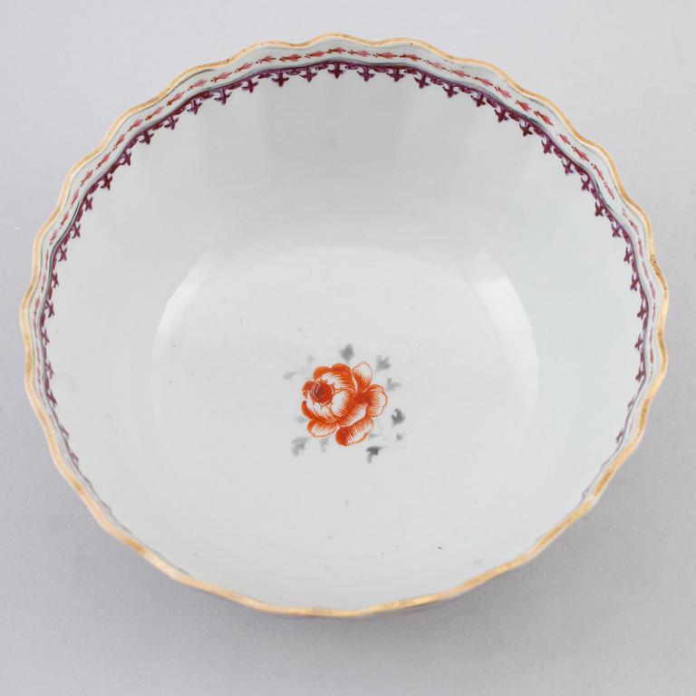 SKÅL, porslin, Kina, Qianlong 1736-1795.
