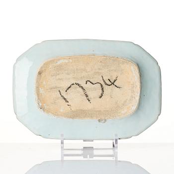 Two blue and white serving dishes, Qing dynasty, Qianlong (1736-95).