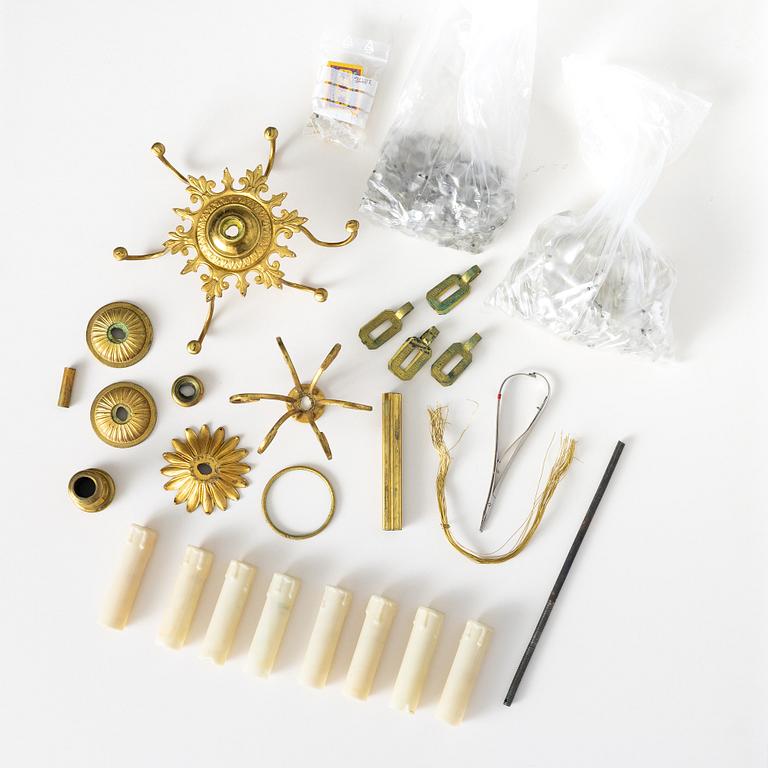 A chandelier, late 19th Century.