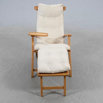 Deck chair, Brogrens, late 20th century.