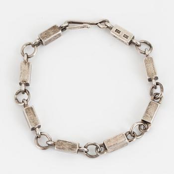 WIWEN NILSSON, armband, sterlingsilver, Lund 1962.