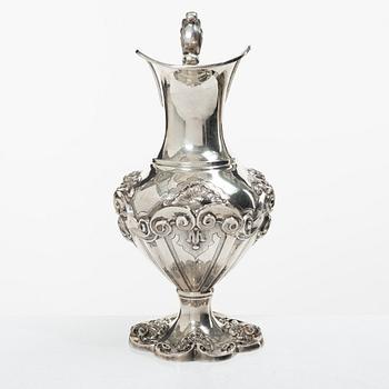 Jug, sterling silver, Rococo style, 20th century.