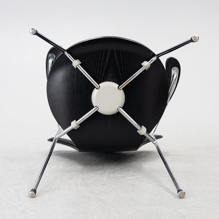 Arne Jacobsen, a set of 6 armchairs, "The Seven", Fritz Hansen, Denmark, 2006.