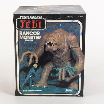 STAR WARS, Rancor monster i kartong, Return of the Jedi, Kenner 1983.