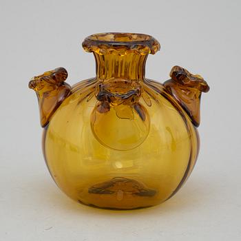 A 1930s glass vase by Vittori Zeccin, Venini, Venice, Italy.