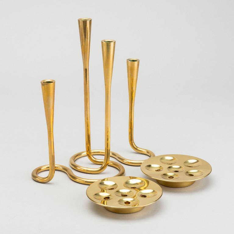KANDELABRAR 4 st Dansk Design 1900-talets senare del.