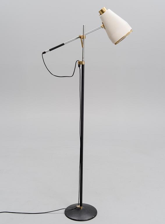 VILJO HIRVONEN, A FLOOR LAMP, H 801. Stamped Valaistustyö, H 801. Early 1970s.