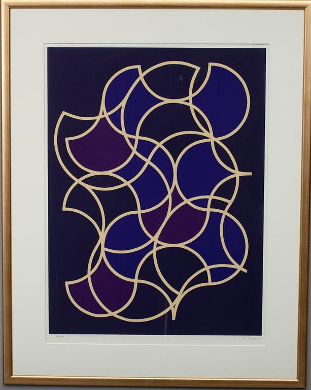OUTI IKKALA, serigrafi, numr. 27/110, sign. och dat. -77.