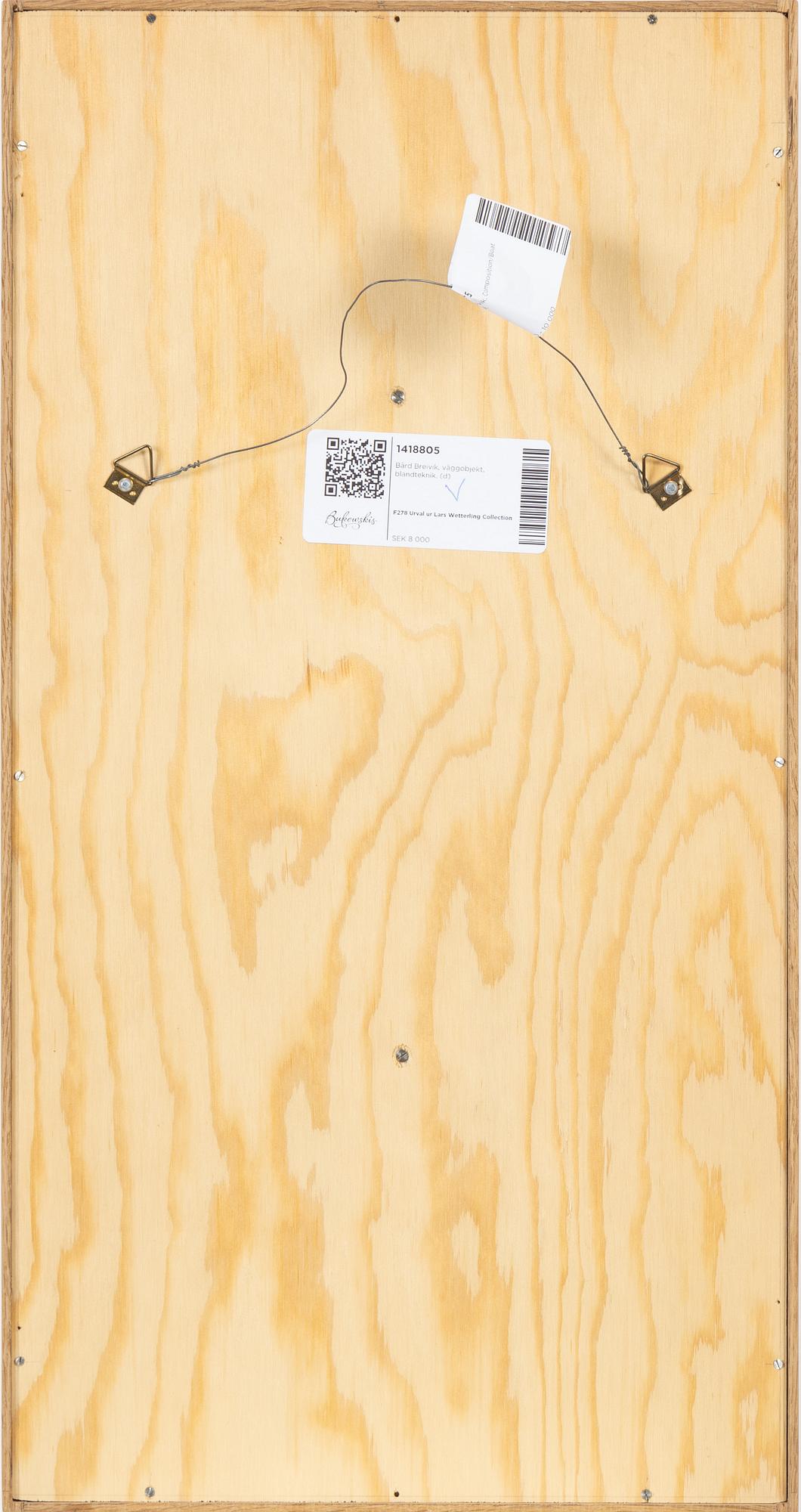 Bård Breivik, a wall object, mixed media.