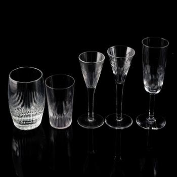 A 159 pcs 'Juno' glass service from Kosta.