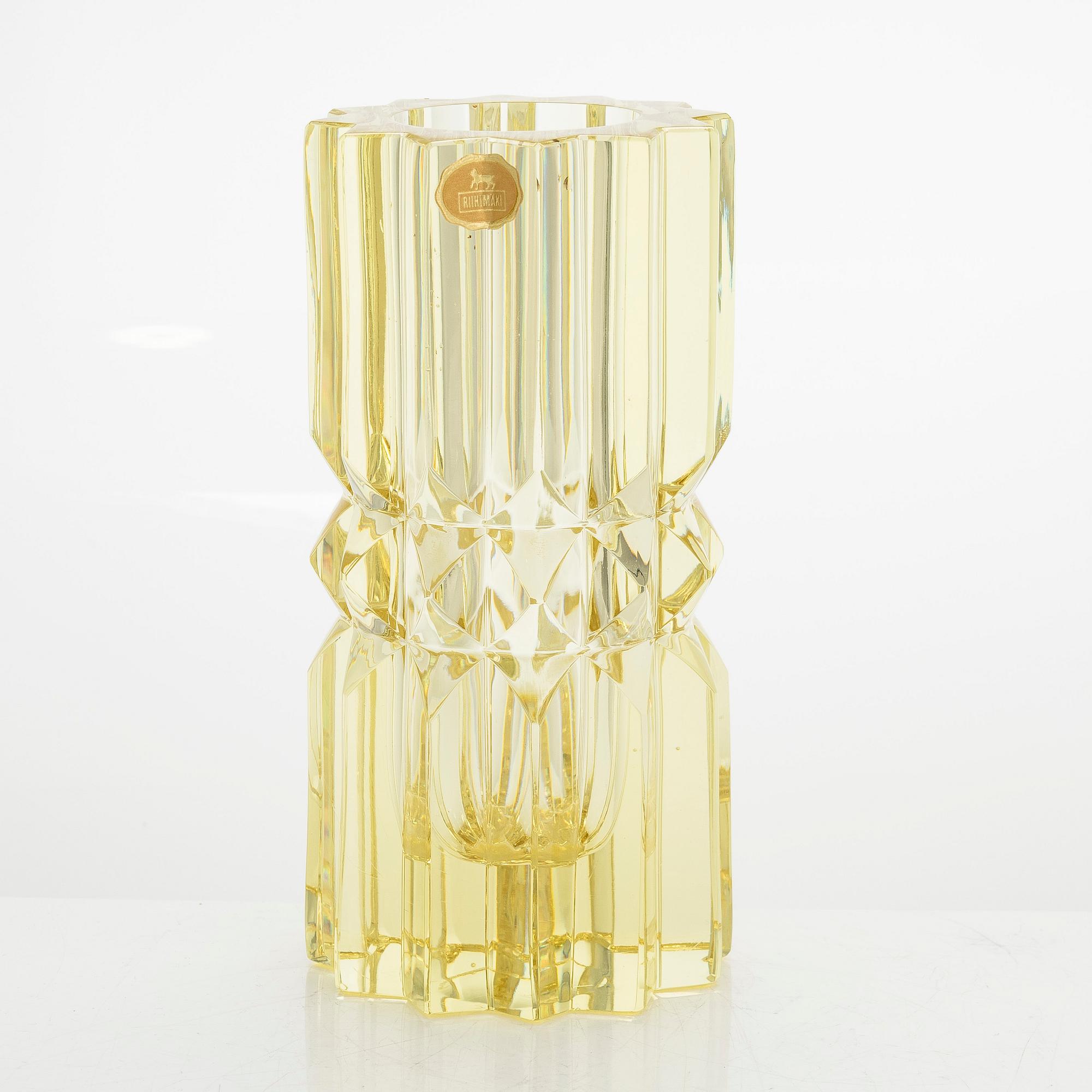 Nanny Still, glas, "Smycke", signerad Nanny Still, Riihimäen Lasi Oy. Formgiven 1969.