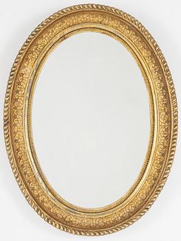 An Empire gilt mirror/frame, first half of the 19th Century.