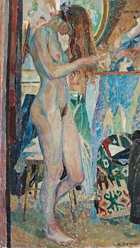 684. Carl Wilhelmson, "Toilette i ateliern".