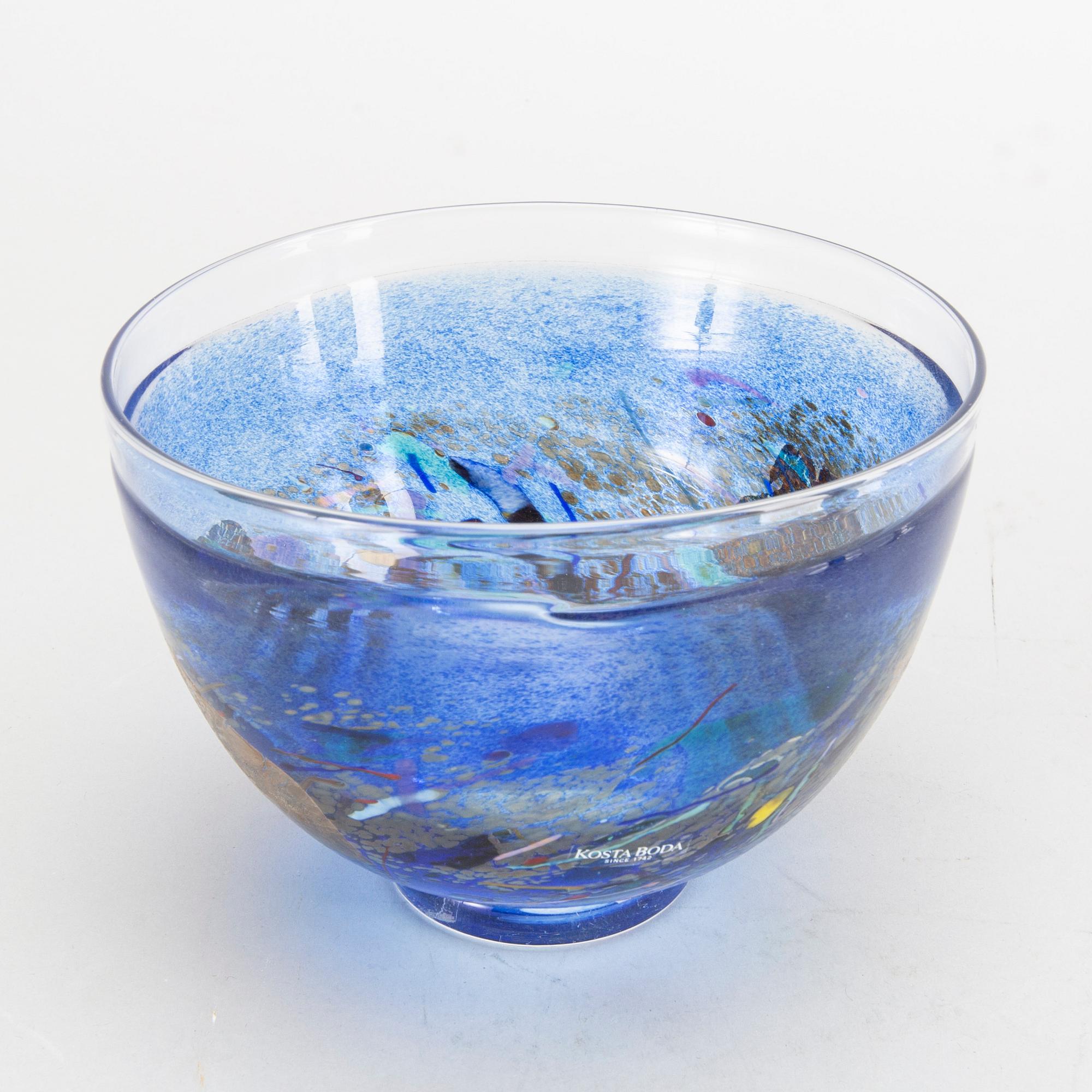 BERTIL VALLIEN, glas,  3 delar"Satellite"Kosta Boda.