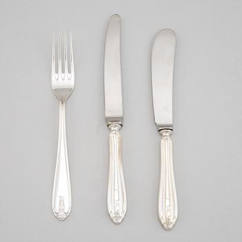 A 16 piece silver cutlery set, modell 'Vasa', mark of GAB, Eskilstuna.