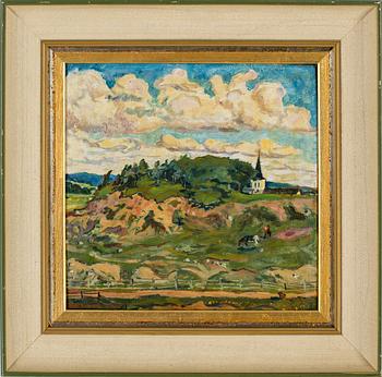 ERIK OLSON, olja på duk, signerad och daterad 1918.