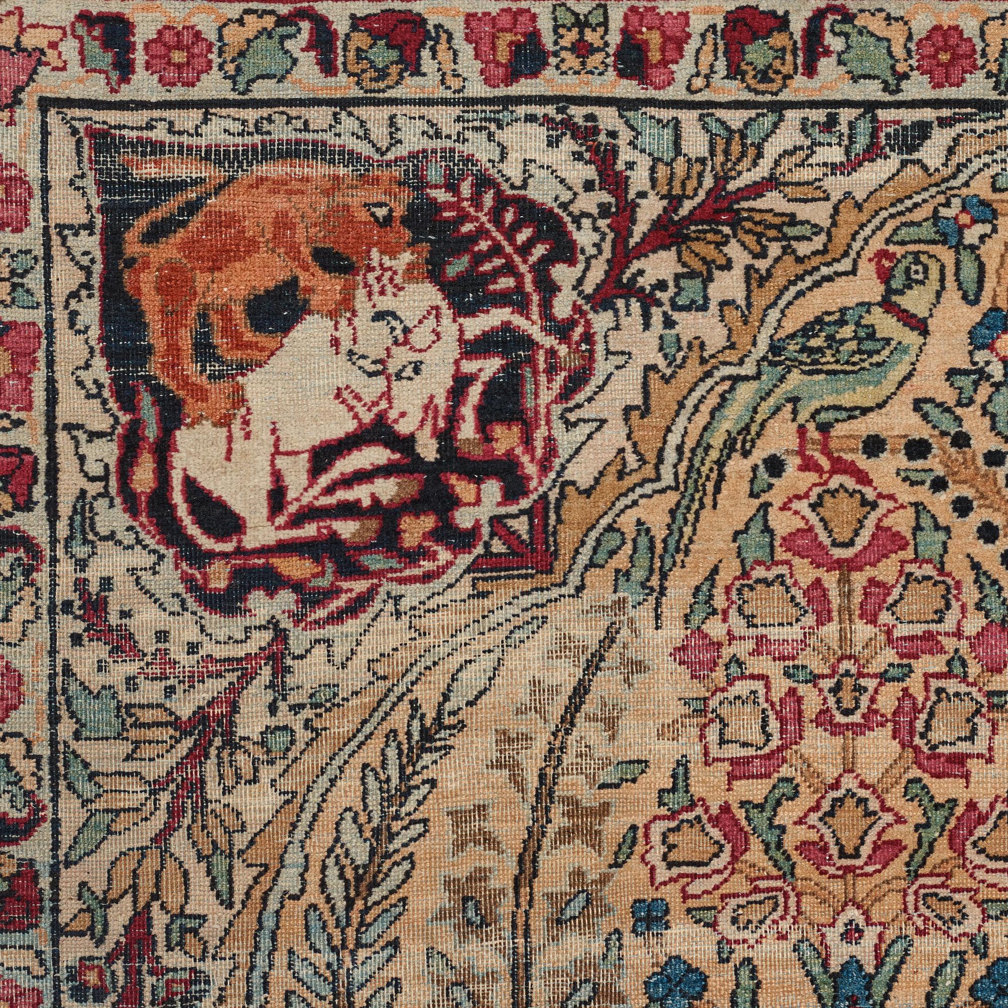 Matta, semiantik Kirman Laver, ca 221,5 x 142 cm.