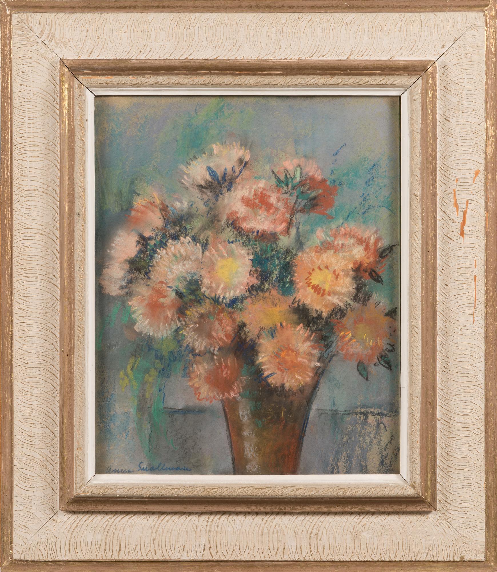 ANNA SNELLMAN, pastel, signed.