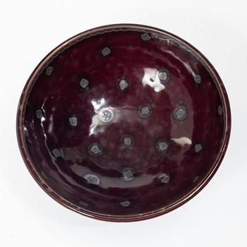Wilhelm Kåge, An 'Argenta' bowl and vase, Gustavsberg.